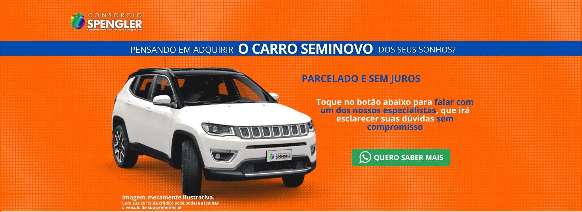 Pensando em comprar o carro dos seu sonhos? Parcele aqui, sem juros a compra do seu carro novo ou a compra do seu carro seminovo.