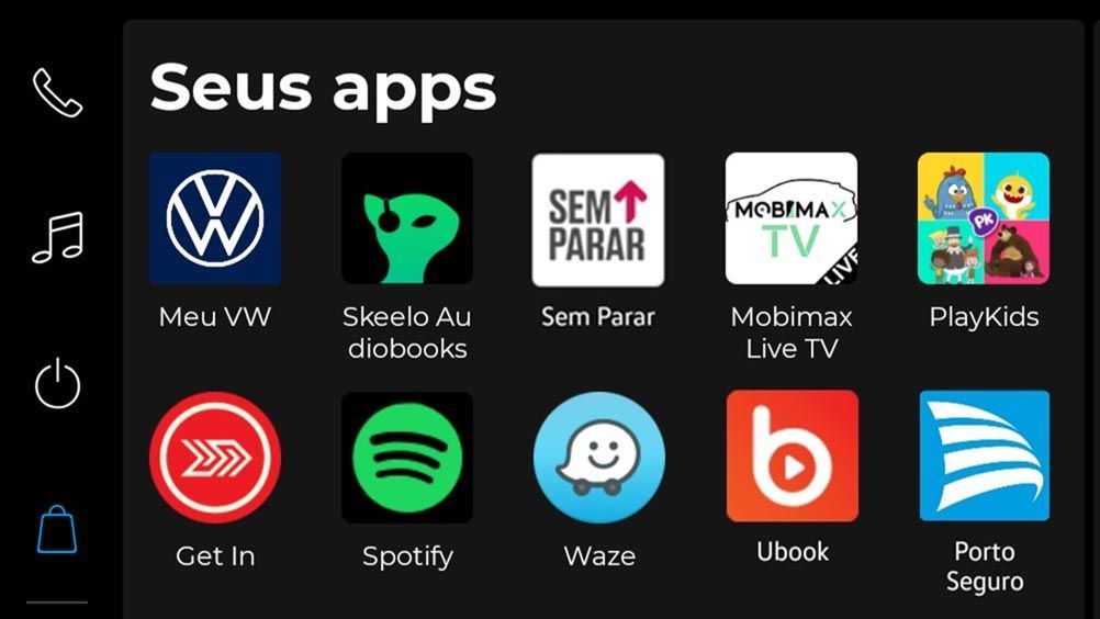 Taos - VW Play Apps ganha novos aplicativos de entretenimento